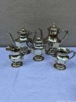 Group shot of all five 500 silver pieces