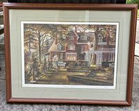 Front view of framed Trisha Romance print