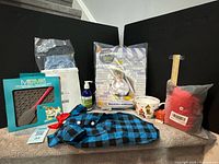 All items laid out together for overview