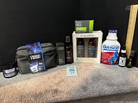 All items displayed together on shelf