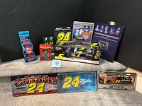 Group view of entire lot showing all NASCAR collectibles