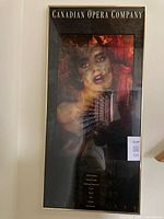 Full framed Canadian Opera Company 1989-1990 Season poster