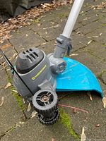 Motor housing, wheel edge guide, blue guard