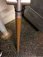 Umbrella pole and partial cement base