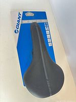 Front view of saddle in original packaging