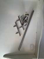 Rod, drawer pulls, brackets, mounting plates overview