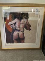 Framed Aldo Luongo print full view