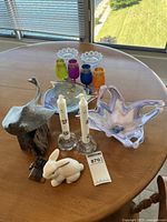 Group shot of all items on table