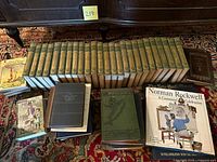 Full lot overview showing Cooper set, additional books below