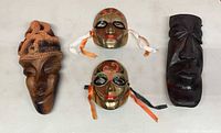 Group shot of all four masks showing types and finishes