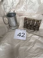 Overall shot of tankard and coin changer