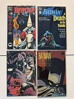 Overview of all four bagged Batman books