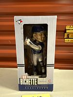 Front view of boxed Bo Bichette bobblehead