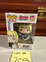 Front view of boxed Funko Pop! Inojin #1038 figure