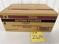Front of sealed Hasbro shipping carton showing assortment and 6 pcs.