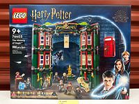 Front of sealed LEGO 76403 box showing set contents and branding