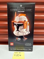Front view of sealed LEGO Star Wars Commander Cody Helmet box