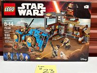Front of sealed LEGO Star Wars Encounter on Jakku box