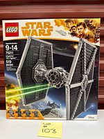 Front of sealed LEGO Star Wars Imperial TIE Fighter box
