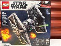 Front of sealed LEGO Star Wars Imperial TIE Fighter box
