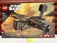 Front of sealed LEGO Star Wars The Justifier box