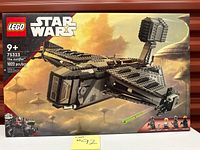 Front of sealed LEGO Star Wars The Justifier box