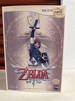 Front of boxed Medicom Real Action Heroes Link figure showing artwork and title