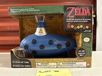 Front of boxed electronic ocarina showing item and branding