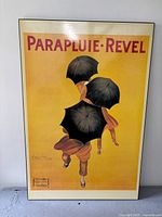 Full view of mounted Parapluie-Revel poster print