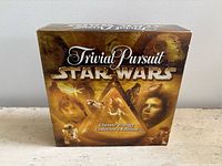 Front of boxed Trivial Pursuit Star Wars Classic Trilogy Collector's Edition