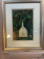 Full view of framed Emily Carr print