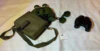 Seeker binoculars with case, lens caps, Tasco binoculars overview