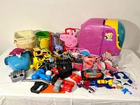 Overview of entire lot on table