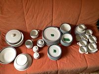 Entire lot displayed on couch