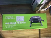 Sealed green box showing product image and 12,000 BTU rating