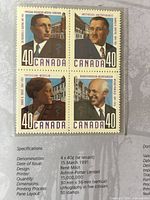 Interior page with 40¢ public health block