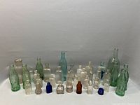 All bottles lined up showing variety and count