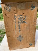 Lynx branded cardboard shipping box exterior