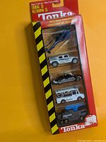 Front view of Tonka Big 5 Series Security Coalition boxed set