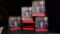 Front view of four sealed Funko Star Wars Mystery Minis boxes
