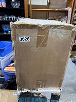 Sealed shipping box containing the 308 new hexagon jewelry ring boxes