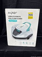 Front of retail box showing product image and model