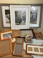 Group shot showing all assorted frames sizes and styles