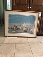 Front view of framed Peter Robson print