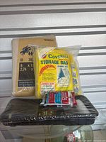 Group shot of all packaged items