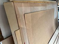 Stack of Fibrex sheets showing size and edges