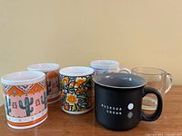 All six mugs group view