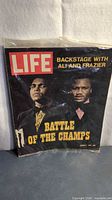 Front cover showing title and portraits of Ali and Frazier