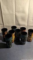 Group of all seven Marvel Avengers cups