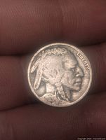 Obverse view showing Indian Head design and LIBERTY legend